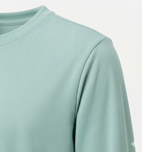 Camiseta de Pesca Unisex de Manga Larga, Color Verde Menta, Protección Solar UPF 50, 100% Poliéster, Transpirable, Anti-UV, de Secado Rápido - Product Image 5