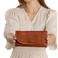 Dompet/Gantungan Kunci Wanita Kulit Asli Grosir, Model Panjang, Resleting, Anti Air, Anti RFID, Multifungsi, Ukuran Besar
