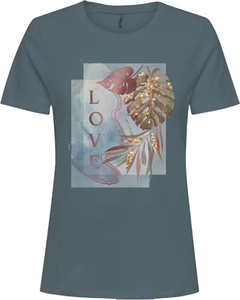 <b>Black</b> <b>Women's</b> Casual Cotton Printed T-Shirt 100% Knitted Round Neck Short Length Anti-Pilling with Logo Embroidery Sequin <b>TShirt</b> - Product Image 5