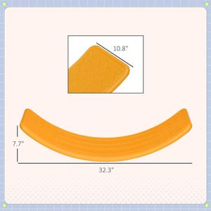 Tavola di Equilibrio Personalizzata in ABS Arancione 32.3 Pollici per Fitness ed Esercizi Fisici - Product Image 3