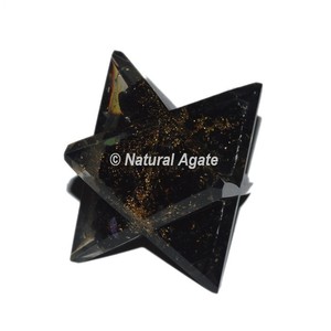 Pierre Semi-Précieuse Artisanat Orgone Jaspe Rouge Merkaba Star | Orgonite Produits - Product Image 4