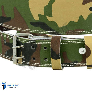 Cinturón de Levantamiento de Pesas de Cuero Resistente, Antideslizante, Ajustable, Protección Profesional para Powerlifting, Gimnasio y Fisicoculturismo - Product Image 6