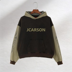 Wholesale Custom Hoodie Men Women Oversized Cotton Fleece Pullover Private Label OEM Streetwear Sweatshirt Factory - Product Image 5