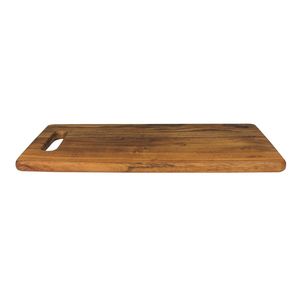 Plateau de service en bois rustique naturel - Non toxique, facile à nettoyer, passe au lave-vaisselle - Product Image 3