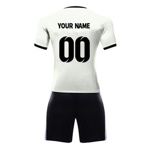 Camisetas de Fútbol Sublimadas Personalizadas de Alta Calidad Hechas en Fábrica, Manga Corta, Impresas, Transpirables, Uniformes de Fútbol 100% Poliéster - Product Image 3