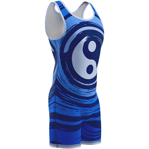 Nueva Llegada, Material Duradero y Transpirable, Singlets de Lucha Impresos de Talla Grande para Hombre, que Absorben la Humedad, Precio de Fábrica, Venta al Por Mayor - Product Image 1