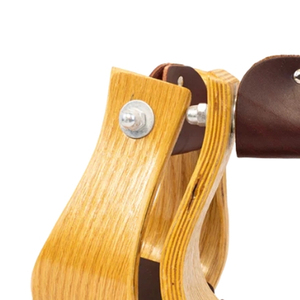 Estribos de madera para caballo, reposapiés de madera dura natural para montar a caballo, accesorios de equitación duraderos hechos a mano - Product Image 6