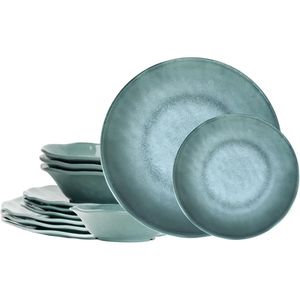 Premium Unbreakable <b>Melamine</b> Dinner <b>Plates</b> Set for Everyday Use and Special Occasions - Product Image 4