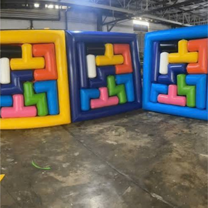 Laberinto Inflable de PVC de 2.5m x 2.5m, Juego de Bloques de Rompecabezas, Pista de Obstáculos Comercial para Parques de Aventuras Interiores y Exteriores - Product Image 3