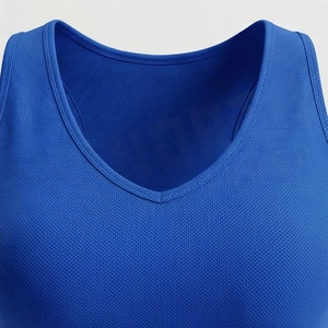 Conjunto de Yoga sin Costuras Azul para Mujer, Sujetador Deportivo con Cuello en V, Leggings de Cintura Alta, Conjunto Deportivo de 2 Piezas para Gimnasio - Product Image 4