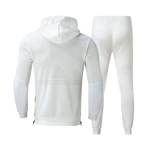 Nouveauté en gros : Survêtements pour hommes, couleur unie, mode décontractée, ensemble deux pièces - Product Image 2