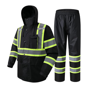 Fournisseur en gros de vêtements de travail de sécurité haute visibilité, réfléchissants, imperméables, grandes tailles, fabriqués au Pakistan. - Product Image 4