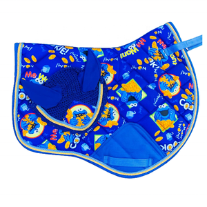 Ensemble de coussin de selle à imprimés de dessin animé/ensemble de coussin de selle à Sublimation schrracke avec cordon rouge doublure en bambou en polyester - Product Image 6