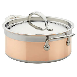 Casseroles et poêles de cuisine en cuivre au design simple pour la maison, ustensiles de cuisson en aluminium - Product Image 1