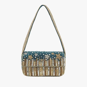 Bolso de Mano Elegante y Ligero con Cuentas, Diseño Compacto para Mujer, Ideal para Bodas, Galas, Fiestas y Otras Ocasiones Especiales - Product Image 1