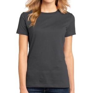 Camiseta Informal Ligera para Mujer, Tela Suave y Cómoda, Estilo Urbano Moderno, Manga Corta, Básica para Uso Diario - Product Image 1