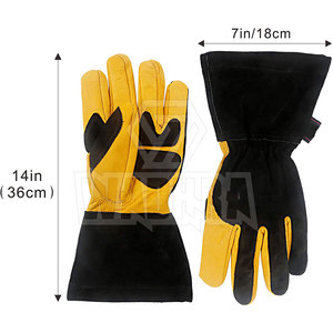 Guantes de soldadura de primera calidad, diseñados para actividades industriales y de taller diarias. - Product Image 2
