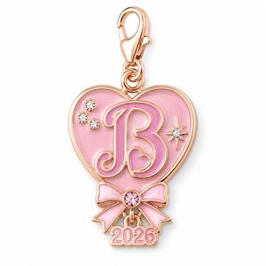 Breloques de sororité de luxe en or avec pendentif lettre, perle et nœud en strass pour bracelet de sœurterie personnalisé - Product Image 4