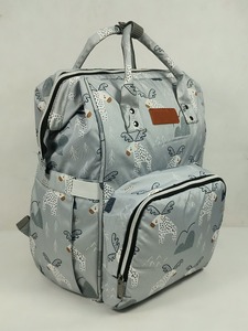 Large Capacity Printed Travel <b>Backpack</b> for Women, <b>Multi</b>-<b>Compartment</b> Casual Daypack with Front Pocket, Top Handle and Adjustable - Product Image 2