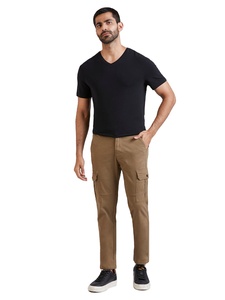 Vente en gros de pantalons cargo de travail doubles en toile 100% coton personnalisés pour hommes pantalons de survêtement pour hommes pantalons cargo pour hommes - Product Image 5