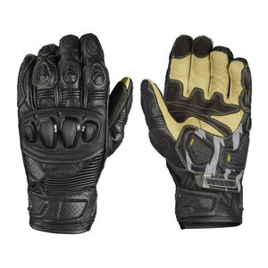 Leather Motorcycle <b>Gloves</b> Breathable Mesh Full Finger Non-Slip <b>Touchscreen</b> Protection Motocross Adjustable Wrist Strap Summer - Product Image 5