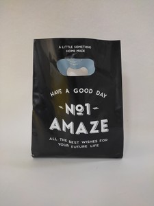 Haplast luxe recyclable LDPE sac en plastique à poignée découpée Logo personnalisé dessin animé motif Vietnam fabricant sac à provisions au détail - Product Image 6