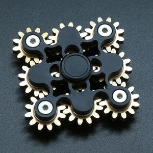 Spinner de Mano de Latón Puro DIY con Engranajes, Juguete Giratorio de Larga Duración para EDC, Concentración, Meditación, Break Bad H - Product Image 1