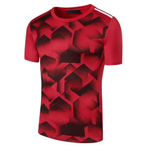 Breathable Eco-Friendly Anti-Pilling Cotton Polyester Sublimation T Shirt for Men Quick Dry Athletic Fitness <b>Graphic</b> <b>Tee</b> Wear - Product Image 5