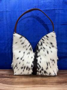 Women's Genuine Leather Animal Prints Casual <b>Tote</b> <b>Bag</b> Lock Closure Velvet Lined Polyester Zip Pocket Handbag - Product Image 2