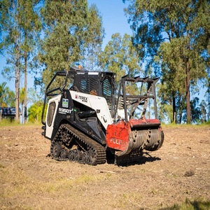 Efficient Terex Loader With Mulcher Attachment For <b>Brush</b> Management <b>Vegetation</b> Removal And Ground Clearing - Product Image 6
