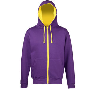 Sweat-shirt à capuche zippé uni pour homme, personnalisé, doux, décontracté, en polaire, pour extérieur, prix usine. - Product Image 5