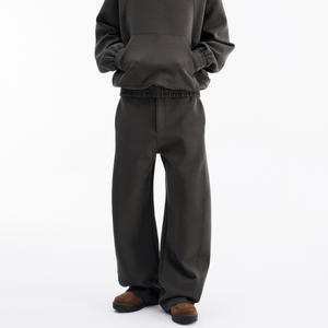 Nouveaux pantalons de survêtement personnalisés 2026 – Fabricant de pantalons de survêtement empilés sur mesure de haute qualité, épais, pour hommes, coupe ample, vierges - Product Image 3