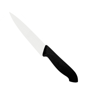 Couteaux utilitaires multifonctionnels avec poignée texturée noire et lame en acier inoxydable pointue pour la découpe et l'effilage en cuisine - Product Image 3