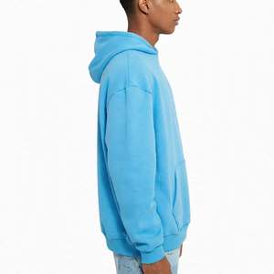 Sweat à capuche d'hiver tricoté 100 % coton respirant 340 GSM pour hommes GYM Active, style le plus récent, couleur unie, personnalisable, vente en gros - Product Image 4