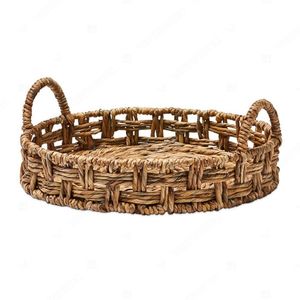COUNTER SORT <b>Woven</b> <b>Basket</b> Hyacinth <b>Basket</b> Storage Organization Bin Display Tray - Product Image 2