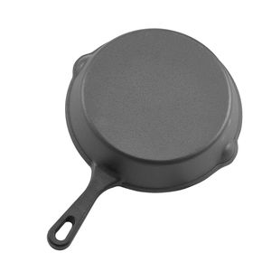 Ensemble de poêles en fonte robustes 3 pièces pré-culottées pour chef avec poignée résistante à la chaleur, poêles à frire de 6, 8 et 10 pouces - Product Image 5