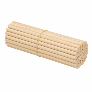 Solid Wood Dowel Rods Premium Poplar or Pine Wooden Dowel Sticks OEM Custom Sizes Smooth Sanded for DIY Crafts Wall Signs - Product Image 1