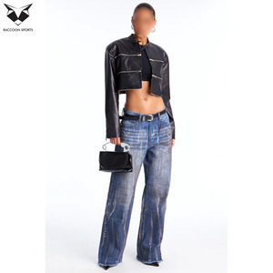 Latest Style Women's Black PU Leather <b>Quilted</b> Eco-Friendly Tops Jackets Minimalist Street Style Club Wear Fashion Outfit New - Product Image 6
