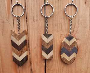 Tradebyd Premium Wooden <b>Keychains</b> Eco Conscious Accessories Perfect for Gifting - Product Image 1