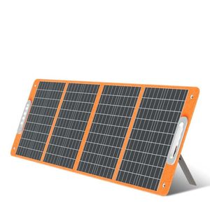 Flashfish 100W 18V pannello solare portatile intelligente pieghevole caricatore solare 5V USB 18V DC tipo-C uscita compatibile smartphone tablet - Product Image 1