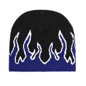 Elegante Gorro de Punto Hecho a Mano, Transpirable e Impermeable, 100% Acrílico, Decoración con Perlas y Diamantes de Imitación, Color Sólido, Cálido para Invierno y Esquí - Product Image 5