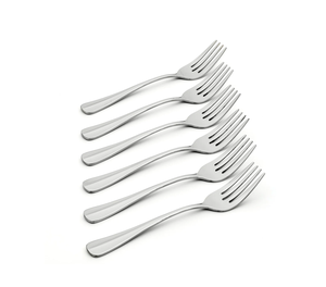 Lot de 4 fourchettes en acier inoxydable de haute qualité à prix abordable – Fourchettes à dessert et à nouilles – Fournisseur en gros - Product Image 3