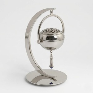 Quemador de Incienso de Acero Inoxidable de Lujo con Diseño de Estrella y Luna, Difusor de Aromaterapia para Uso Religioso, para Todas las Estaciones, de White Royals - Product Image 3
