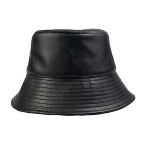 Premium Genuine Leather <b>Bucket</b> <b>Hats</b> for <b>Men</b> & Women Waterproof Blank Fisherman Style with Bow Detail Custom - Product Image 5