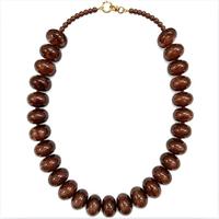 Collier de luxe en résine transparente perlée avec paillettes dorées, pendentif rond fait main en perle naturelle pour occasions festives féminines