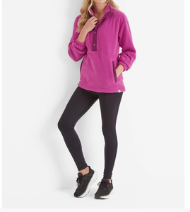 Custom Design <b>Long</b> Sleeves <b>Women</b> Half Zip <b>Sweatshirt</b> Breathable Comfortable Customized <b>Women's</b> <b>Sweatshirt</b> - Product Image 4