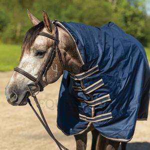 Couverture d'extérieur imperméable pour cheval, personnalisée, avec cache-cou, pour l'hiver, l'extérieur et l'écurie - Product Image 3
