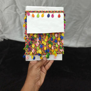 Accessoires de Mariage en Dentelle JARI Écologique Brodée Florale Colorée avec Détails Intricats et Motifs 3D (Chaussures) - Product Image 1