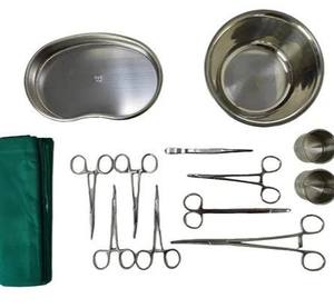 Juego de Instrumentos Quirúrgicos Manuales de Acero Inoxidable con Certificación CE y Esterilización a Alta Temperatura - Product Image 1