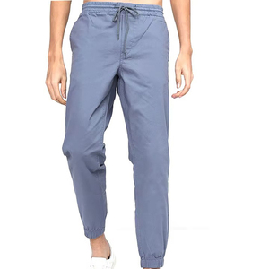 Men's Lightweight Quick Dry Cotton Jogger Pants Casual <b>Elastic</b> <b>Waist</b> Drawstring <b>Trousers</b> - Product Image 5